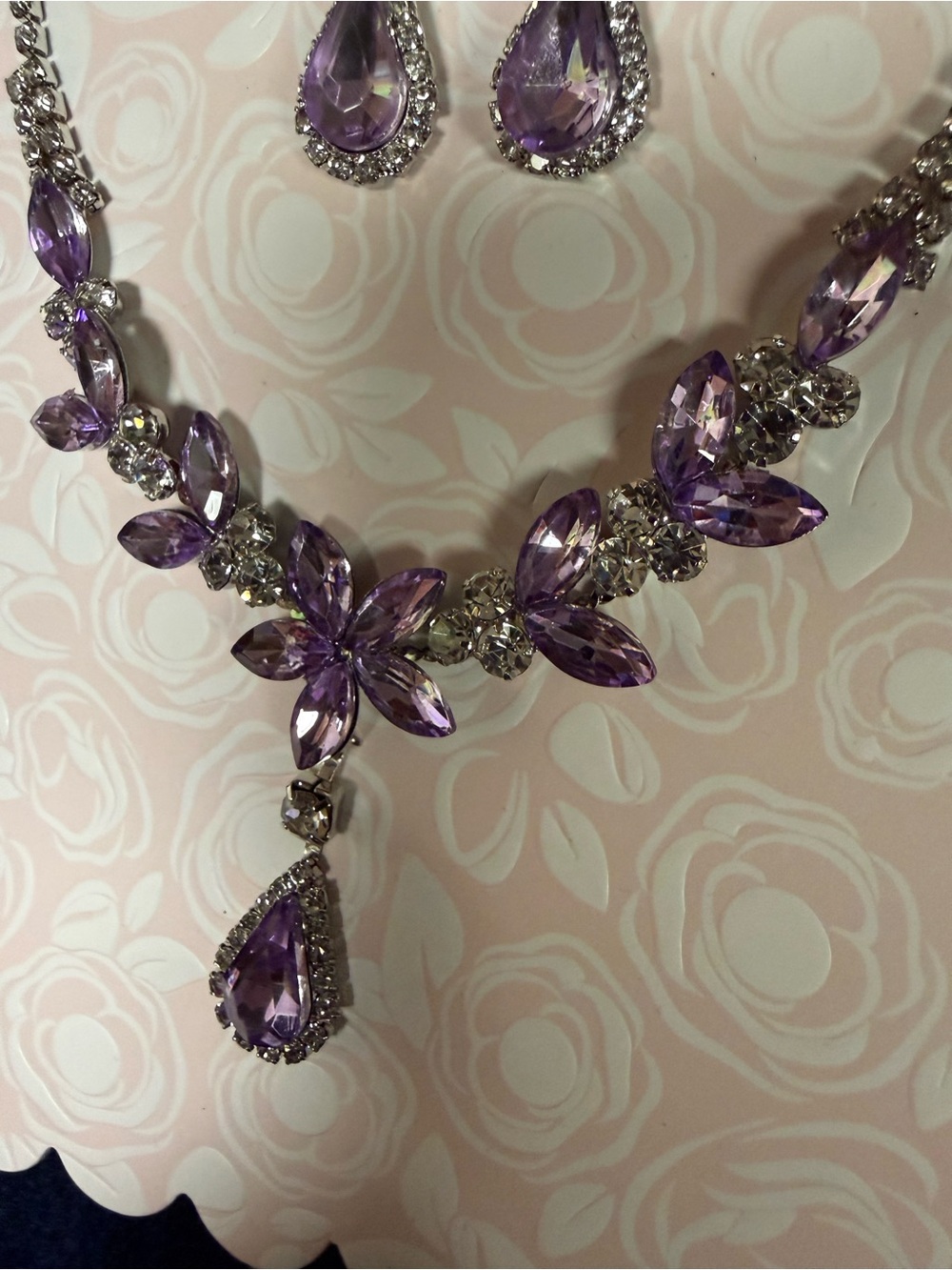 Nicole Miller Teardrop Necklace & Earrings Set - Picture 4 of 6